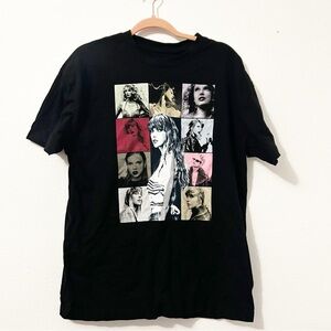 Taylor Swift Black Eras Tour T-Shirt Size M